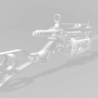 Crossbow from the movie Van Helsing 3d print model - Thumbnail 24