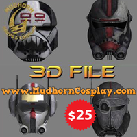 Small Cosplay Helmet Pack - Bad Batch Helmets - Star wars 3D Printing 404210