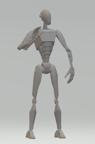 Roger The Friendly Commando Droid 3D Print 404222