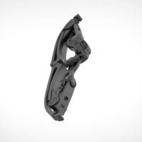 Collapsible Hawkeye bow 3D print model - Thumbnail 3