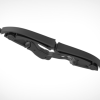 Collapsible Hawkeye bow 3D print model - Thumbnail 6