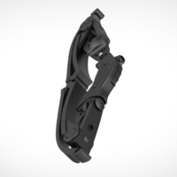 Collapsible Hawkeye bow 3D print model - Thumbnail 10