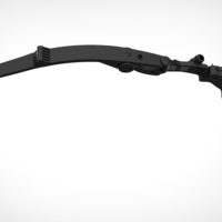 Collapsible Hawkeye bow 3D print model - Thumbnail 13