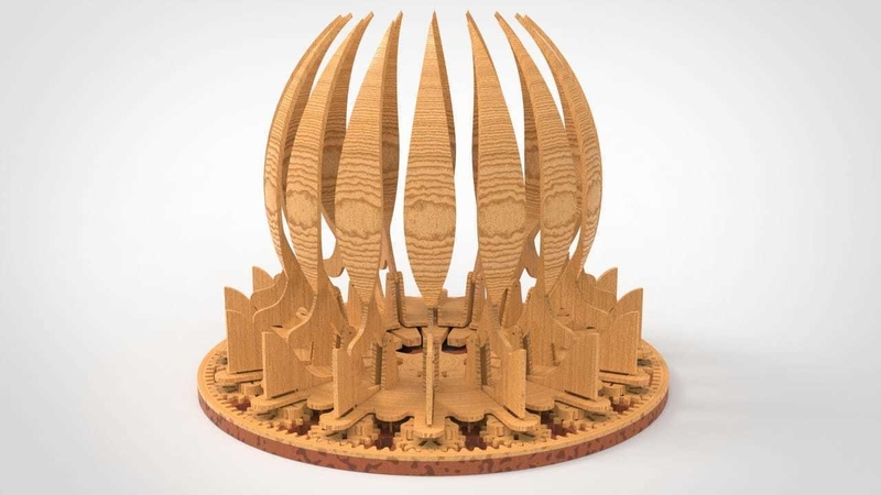 Mechanical  Flower Mechanism