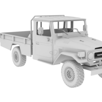Toyota FJ45 '85 pickup 1/10 scale - Thumbnail 7