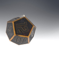 Dice d12 game ready PBR Low-poly - Thumbnail 1