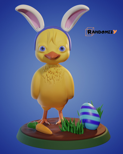 Pyogi Easter Little Chicken 3D Print 404333