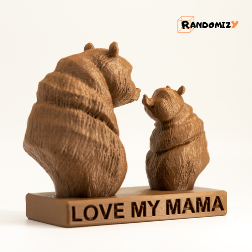 Mother's Day (Bear) Statue 3D Print 404344
