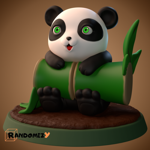 Panda Pochoo 3D Print 404354