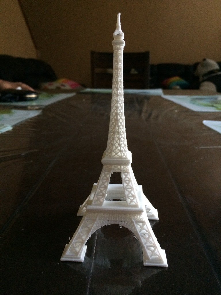 3D Printed Eiffel Tower #SeeTheWorld by | Pinshape