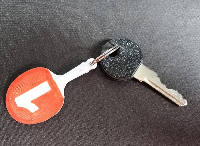 Table Tennis Tournament Keychain 3D Print 404364