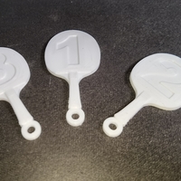 Table Tennis Tournament Keychain - Thumbnail 4