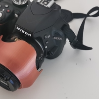 Small Lens Hood Nikkor 18 55  3D Printing 404394