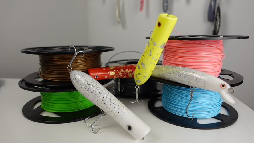 Topwater popper plug fishing lure 3D Print 404401