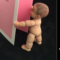 3D Jointed Articulated Baby - Thumbnail 1