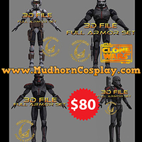 Small Cosplay Armor Pack - Bad Batch Armor - Star wars 3D Printing 404509