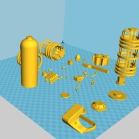 Batman canister from the movie Batman vs Superman 3D print model - Thumbnail 23