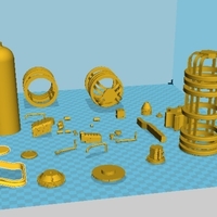 Batman canister from the movie Batman vs Superman 3D print model - Thumbnail 24