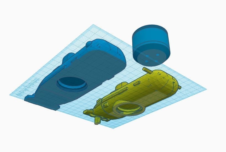 Chlorine disperser  for swimming  pools. 3D Print 404667