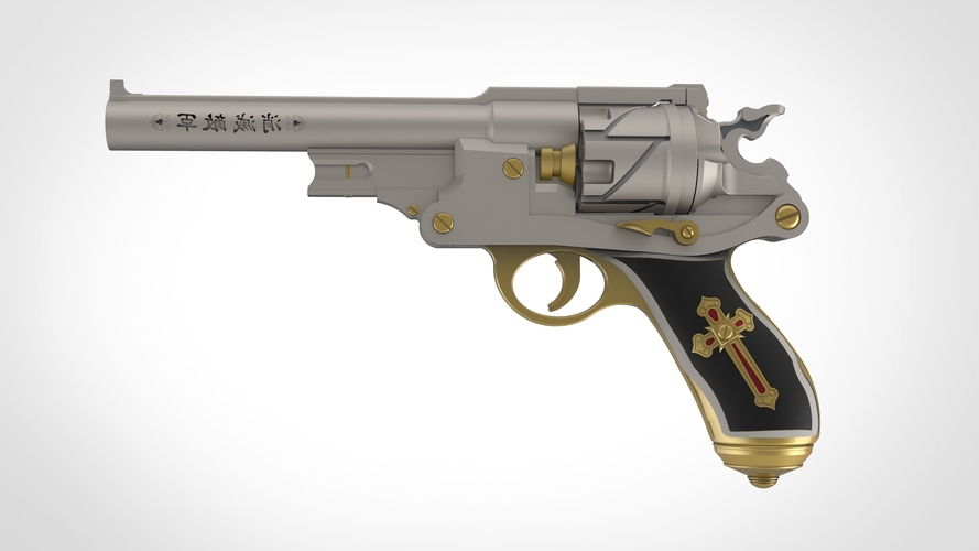 Revolver from the movie Van Helsing 2004 3D print model 3D Print 404684