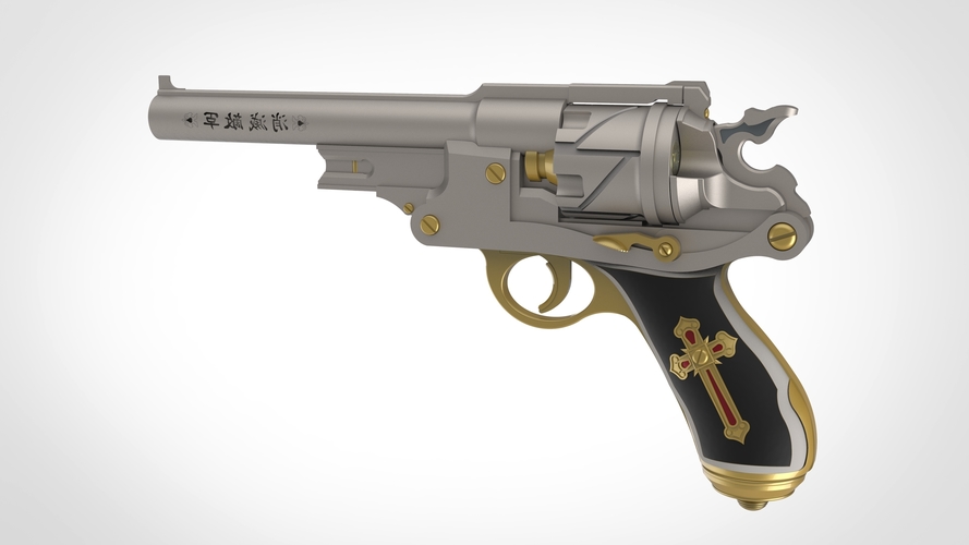 Revolver from the movie Van Helsing 2004 3D print model 3D Print 404685