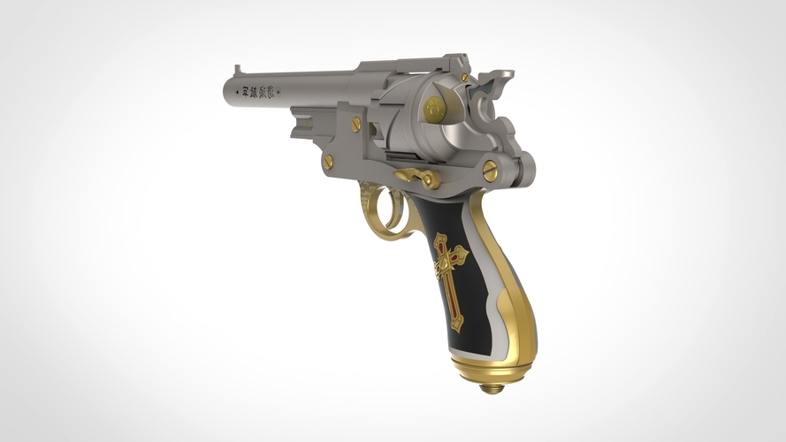 Revolver from the movie Van Helsing 2004 3D print model 3D Print 404686