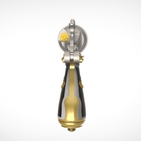 Revolver from the movie Van Helsing 2004 3D print model - Thumbnail 4