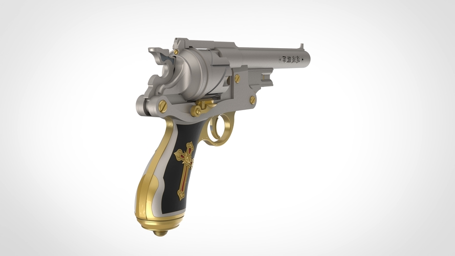 Revolver from the movie Van Helsing 2004 3D print model 3D Print 404688