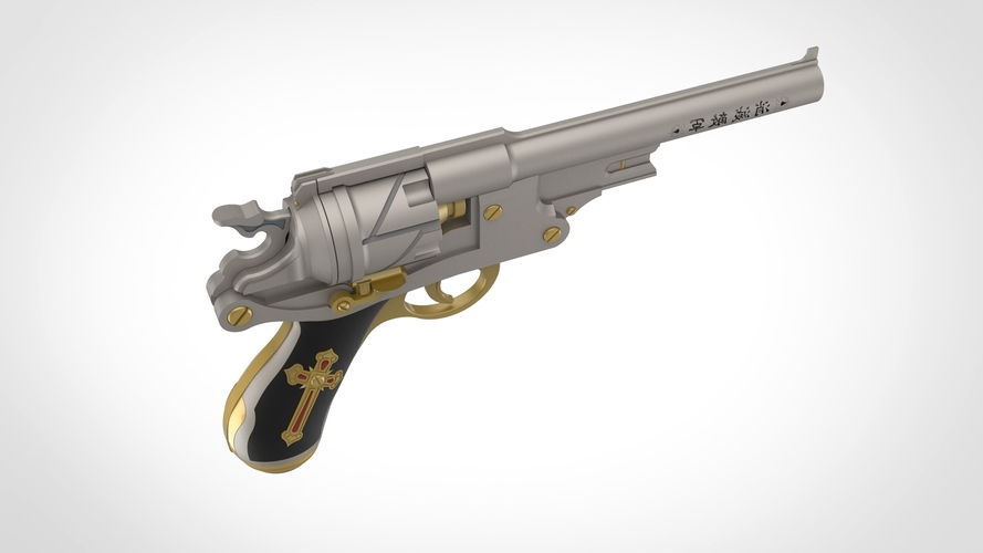 Revolver from the movie Van Helsing 2004 3D print model 3D Print 404690