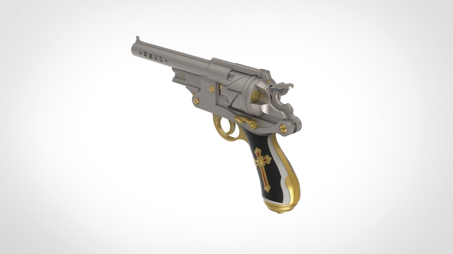 Revolver from the movie Van Helsing 2004 3D print model 3D Print 404695