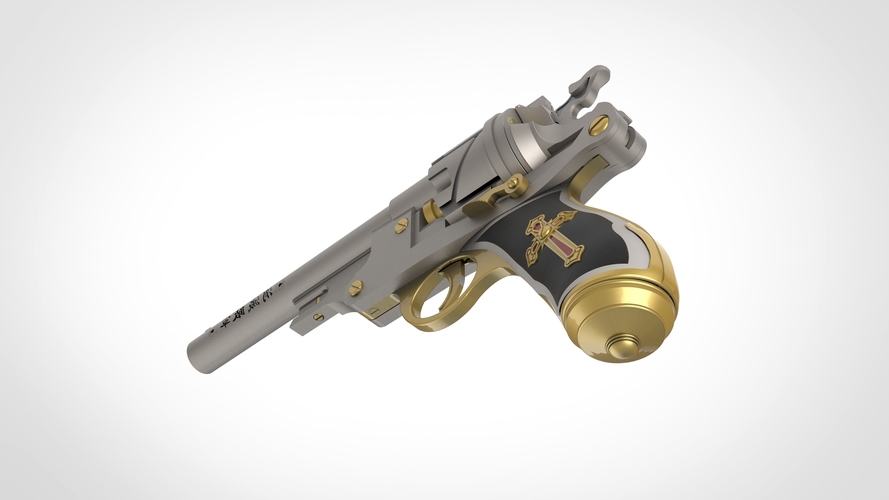 Revolver from the movie Van Helsing 2004 3D print model 3D Print 404696