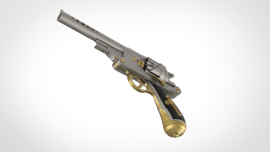 Revolver from the movie Van Helsing 2004 3D print model 3D Print 404697