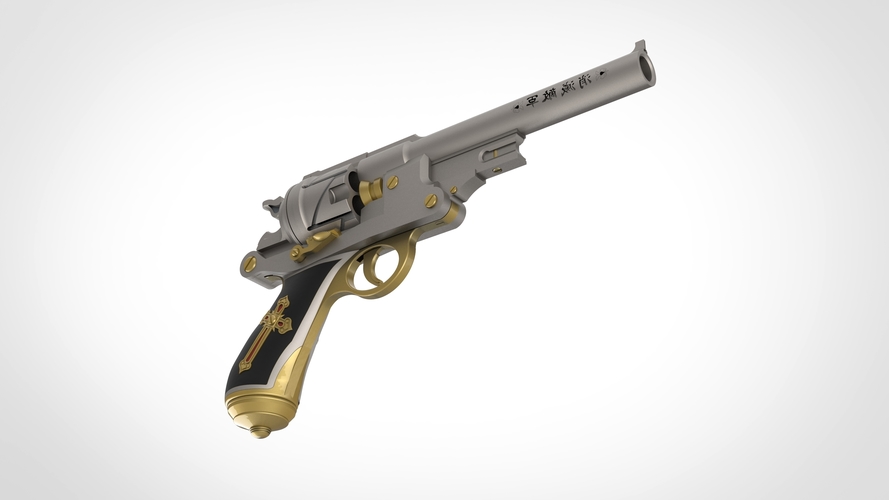 Revolver from the movie Van Helsing 2004 3D print model 3D Print 404698