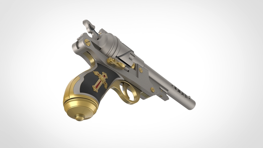 Revolver from the movie Van Helsing 2004 3D print model 3D Print 404699