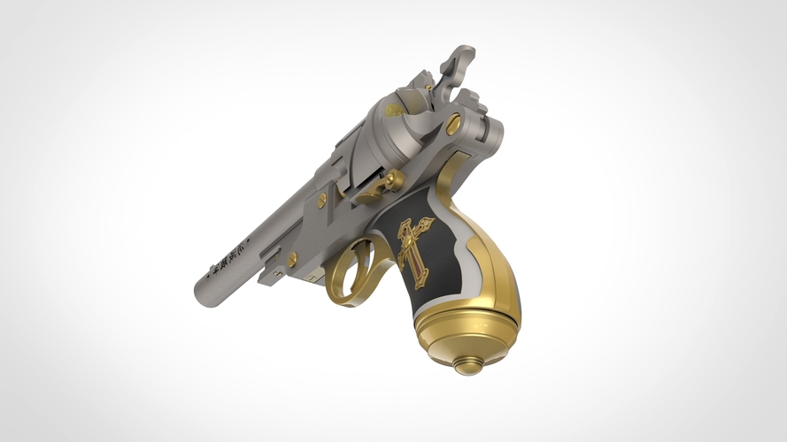 Revolver from the movie Van Helsing 2004 3D print model 3D Print 404700