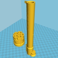 Revolver from the movie Van Helsing 2004 3D print model - Thumbnail 22