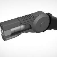 Grapnel gun from the Game Batman Arkham City 3D print model - Thumbnail 2