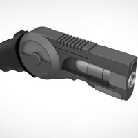 Grapnel gun from the Game Batman Arkham City 3D print model - Thumbnail 6