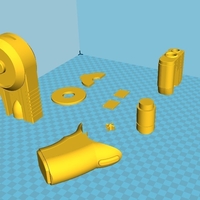 Grapnel gun from the Game Batman Arkham City 3D print model - Thumbnail 19