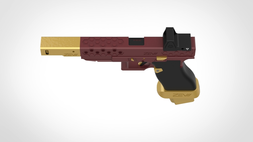 Deadshot gun from the movie Suicide Squad 3D print model 3D Print 404798