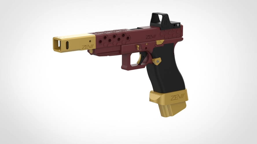 Deadshot gun from the movie Suicide Squad 3D print model 3D Print 404800