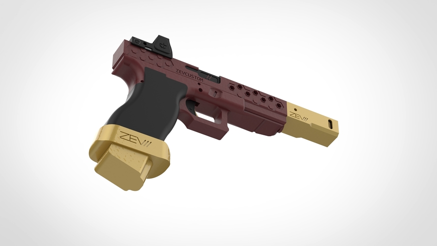 Deadshot gun from the movie Suicide Squad 3D print model 3D Print 404805