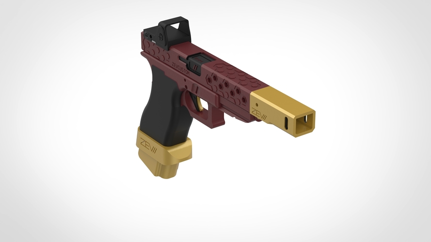 Deadshot gun from the movie Suicide Squad 3D print model 3D Print 404806