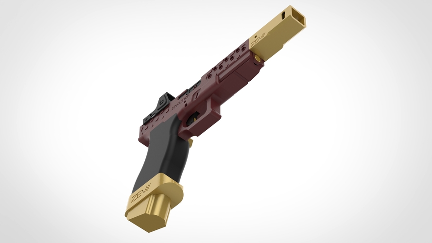 Deadshot gun from the movie Suicide Squad 3D print model 3D Print 404807