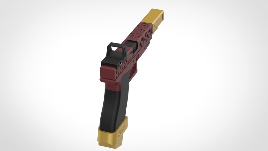 Deadshot gun from the movie Suicide Squad 3D print model 3D Print 404811