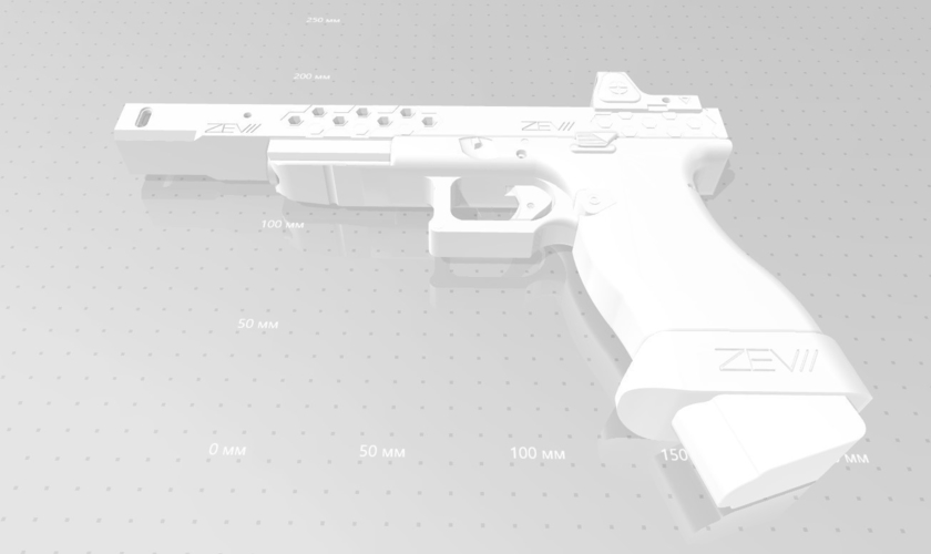 Deadshot gun from the movie Suicide Squad 3D print model 3D Print 404813