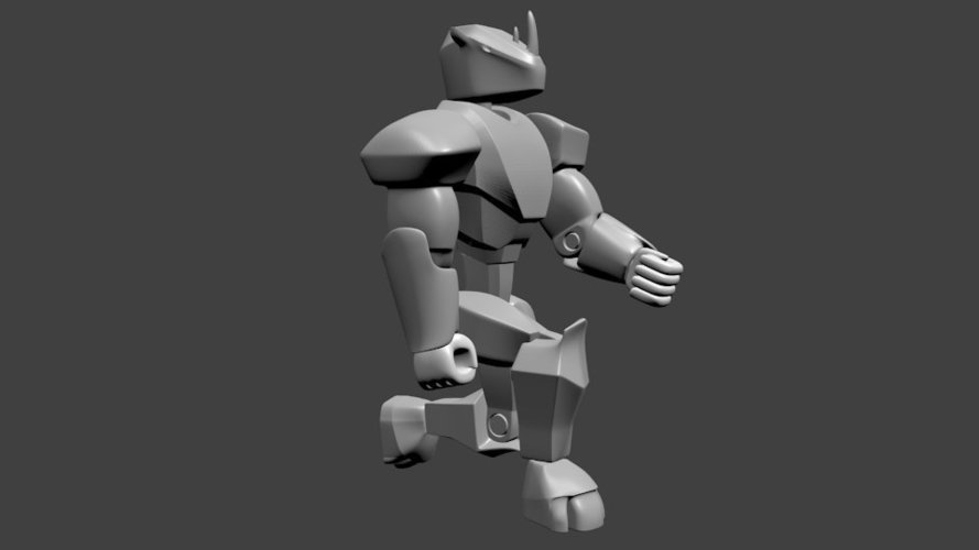 MakerTron Rhino 3D Print 40483