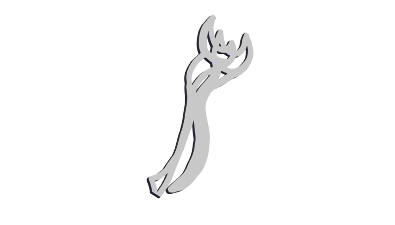 Crescent Moon Hair Pin