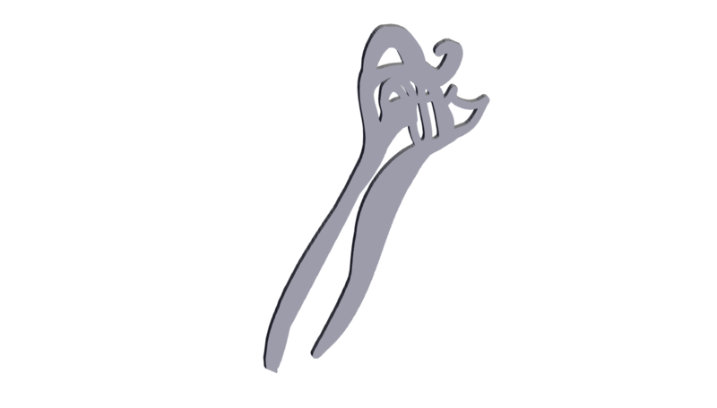 Cat Hair Fork