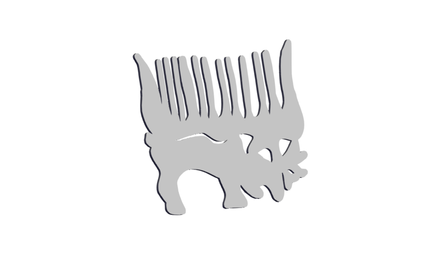 Moose Comb 3D Print 404888